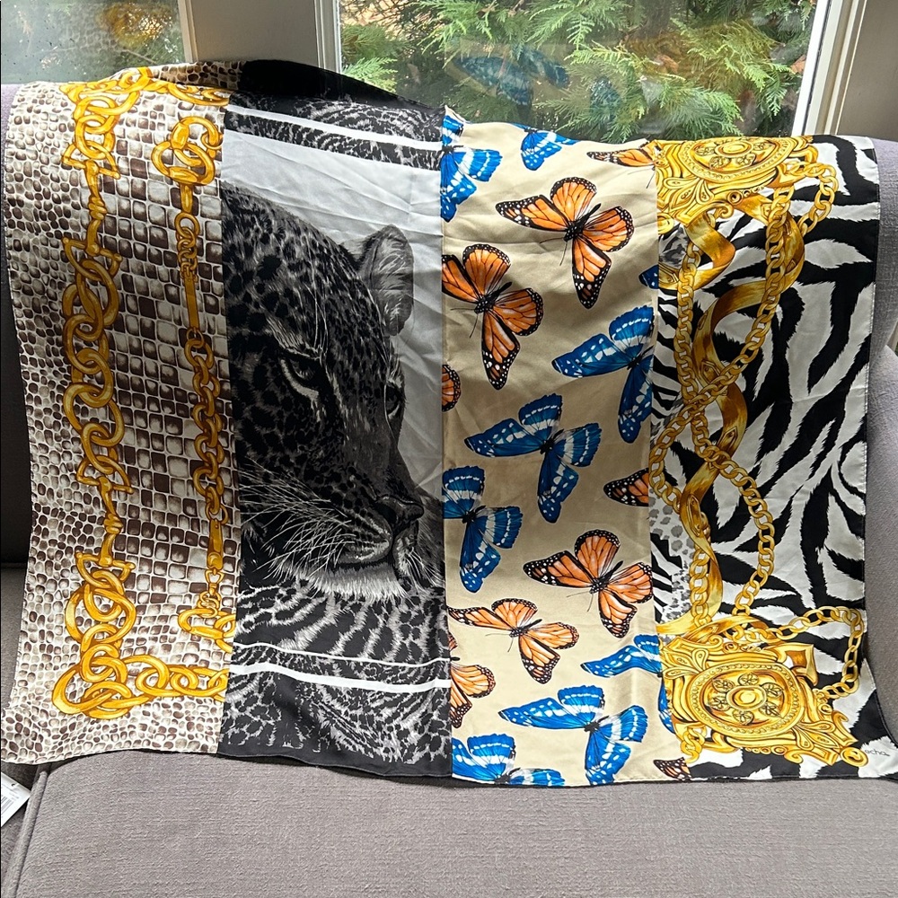 NWT silk Echo scarf